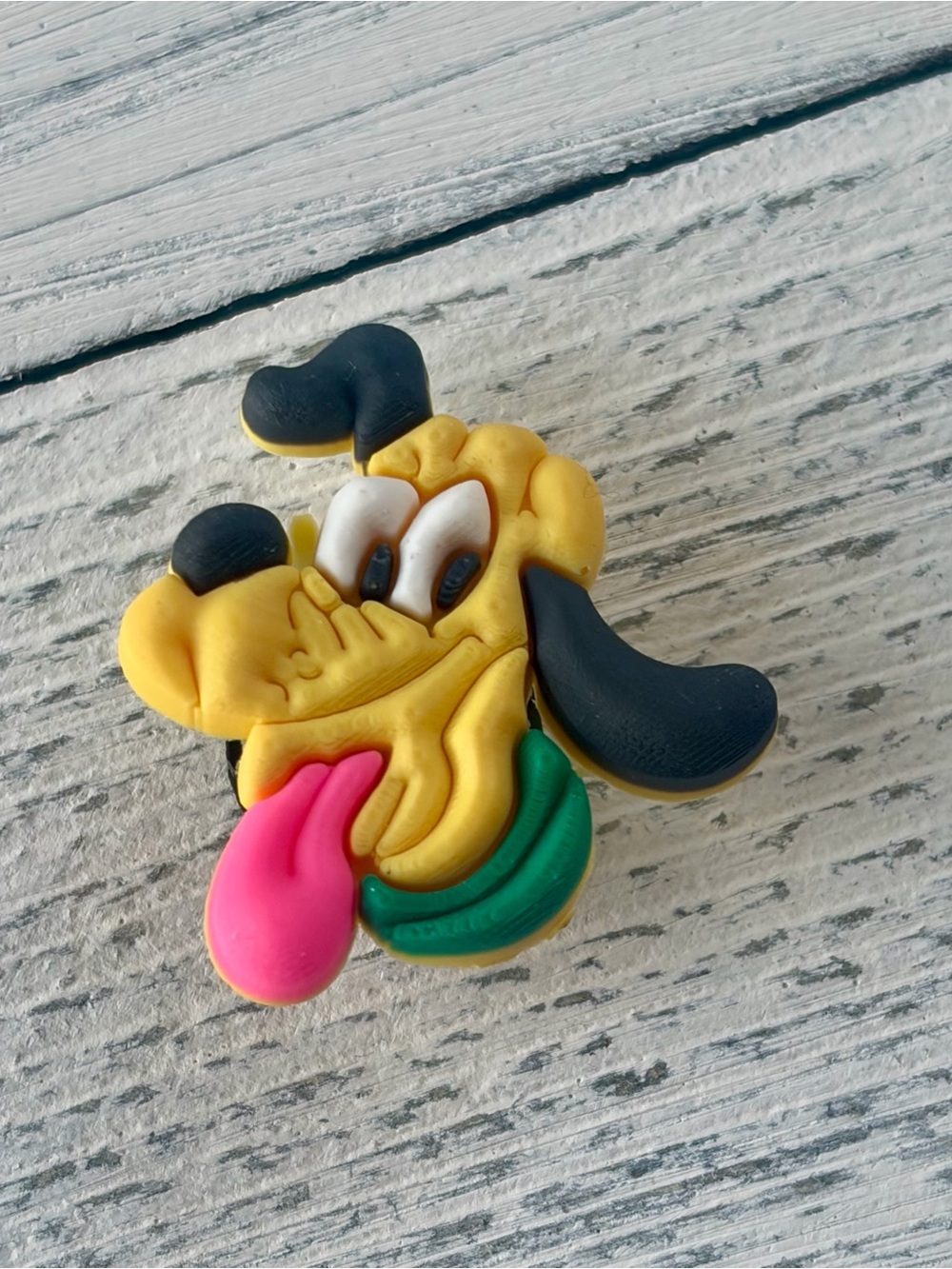 (5/$15) Pluto Dog Inspired Crocs Shoe Charm - Unbranded